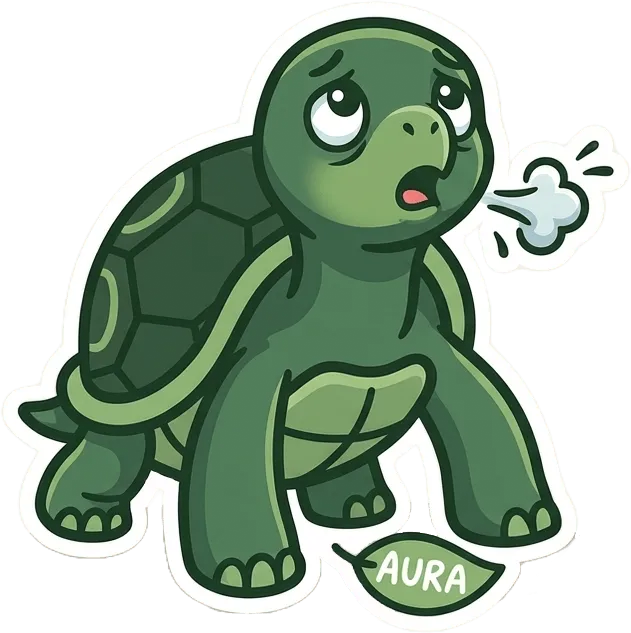 Otto la tortuga, desesperado