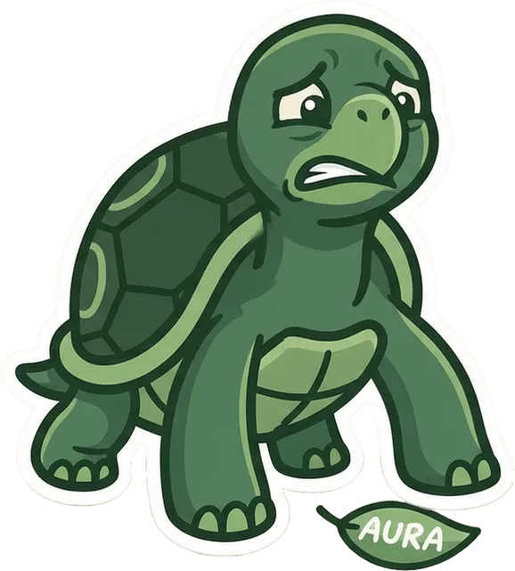 Otto la tortuga, preocupado